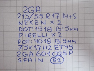 KOLA RÁFKY PNEUMATIKY VW T-ROC 2GA R17 M+S 18R