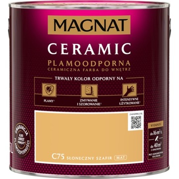 Farba Magnat Ceramic C75 Słoneczny Szafir 2,5l