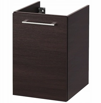 IKEA GODMORGON Szafka na pranie, czarnobrąz