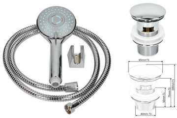 Смеситель для ванны с длинным изливом + стоячий смеситель для умывальника