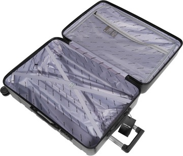 Средний дорожный чемодан, прочная сумка, багажник, легкий, на колесах, самолет, 63 л.