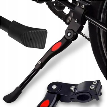 STOPKA PODPÓRKA REGULOWANA NÓŻKA BOCZNA NA ROWER ROWEROWA ALUMINIOWA