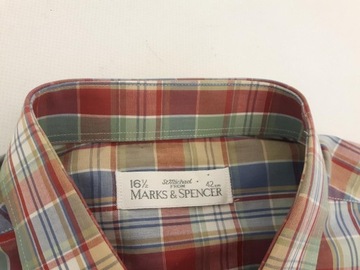 M&S stylowa KOSZULA w kratkę VINTAGE _ 42