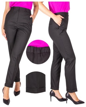 FIRI ELEGANCKIE SPODNIE czarne damskie 36 /27 S