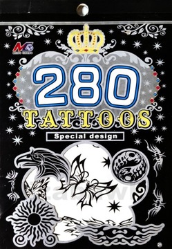 Zestaw Tatuaży Tatuaże Tymczasowe Zmywalne Tattoos