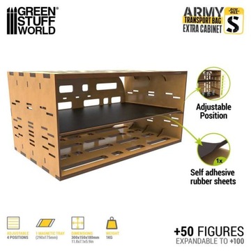 GSW 12126 Army Transport Bag - Extra Cabinet S (szafka do torby GSW 12125)