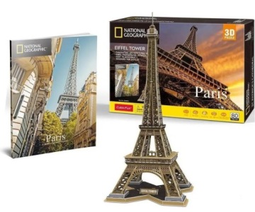 National Geographic Puzzle Trojrozměrné 3D Paříž Prostorová skládačka