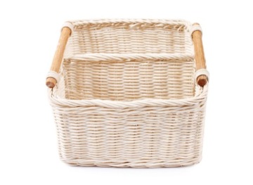 КОРЗИНА ИЗ РОТАНГА С РАЗДЕЛЕНИЕМ 20x20x11/17 см