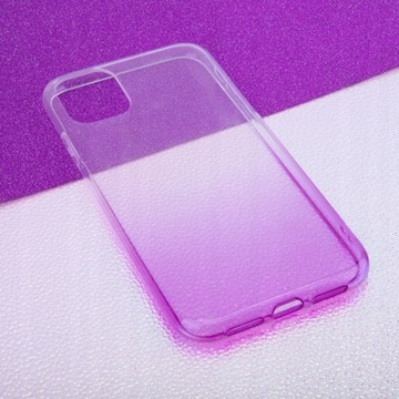 ETUI PLECKI IPHONE APPLE 11 GRADIENT RÓŻOWY 2mm8