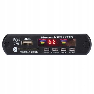 МОДУЛЬ BLUETOOTH-ПЛЕЕРА MP3 AUX РАДИО ПУЛЬТ ДУ USB