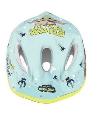 ВЕЛОСИПЕДНЫЙ ШЛЕМ ДЛЯ МАЛЬЧИКОВ STAR WARS MANDALORIAN 52-56, РЕГУЛИРУЕМЫЙ