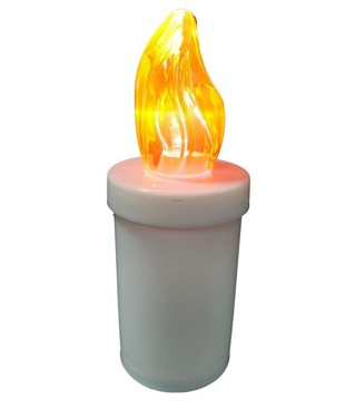 СВЕЧА СВЕТОДИОДНАЯ ВСТАВКА ДЛЯ СВЕЧЕЙ МАЛЫХ ЦВЕТОВ 90 ДНЕЙ + БАТАРЕИ ДВИГАЮЩЕГОСЯ ПЛАМЯ