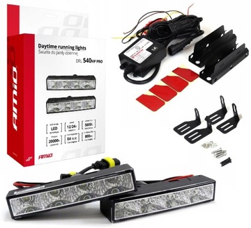 ŚWIATŁA LAMPY DO JAZDY DZIENNEJ DRL 540 HP pro ŚWIATŁA DZIENNE MOCNE TRWAŁE