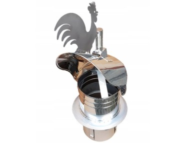 КРЫШКА ДЛЯ ДЫМОХОДА ПЕТУХ FI 200 мм КЕРАМИЧЕСКИЙ ДЫМОХОД