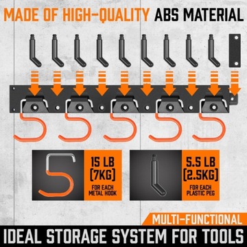 Органайзер для садового инструмента. Держатель для хранения электроинструментов.
