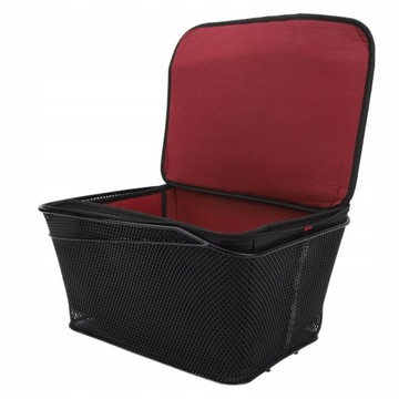 ПОЛКА ДЛЯ ВЕЛОСИПЕДНОЙ КОРЗИНЫ КОРЗИНА ЧЕРНАЯ ЗАДНЯЯ СЕТКА ПРОВОЛОКА БОЛЬШАЯ