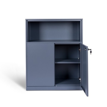 Металлический офисный шкаф для документов, Шкаф для мастерской для гаража, запираемый для папок