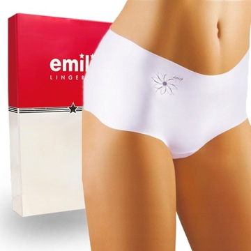 Emili Daisy Laser Cut Белые трусики m