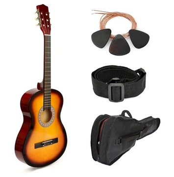 GITARA KLASYCZNA / AKUSTYCZNA 3/4 SUPER DODATKI