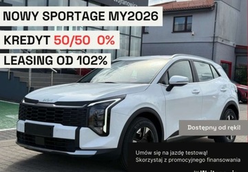 Kia Sportage V 2025 Kia Sportage MY2026 NOWY M pakiet SMART w kolorze DELUXE WHITE 1.6 150KM