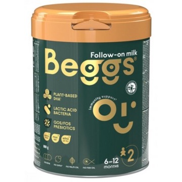Mleko Beggs 2 Bez Oleju Rybiego i Palmowego DHA