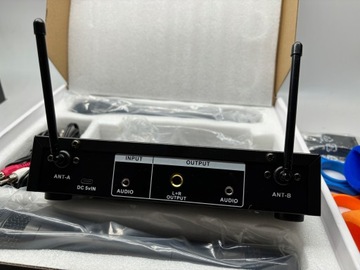 Комплект Караоке-станция + 2 беспроводных микрофона DEPUSHENG DR20