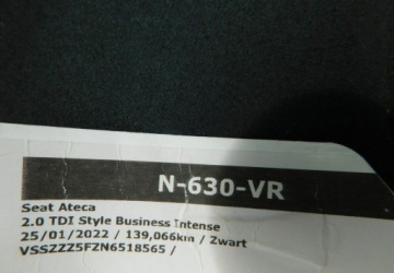 Seat Ateca 2022 Seat Ateca z Gwarancja Bezwypadkowa Stan Wzorcowy 2.0 Diesel 116KM, zdjęcie 30