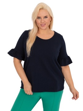 Wygodna BLUZKA bluzeczka KOBIECA plus size - 4XL