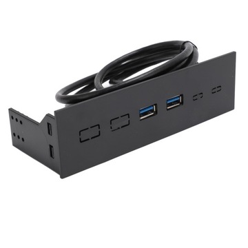 TXD167 5,25-calowy panel przedni Hub USB podwójny