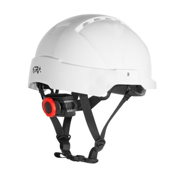 KASK HEŁM OCHRONNY ATRA 10V WENTYLOWANY BIAŁY