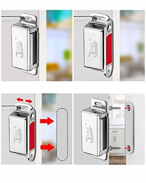 МАГНИТЫ ДЛЯ ДВЕРЕЙ ШКАФА, МЕБЕЛЬНЫЕ ДВЕРИ, МАГНИТНЫЙ ЗАМОК, ДЕТСКАЯ БЕЗОПАСНОСТЬ