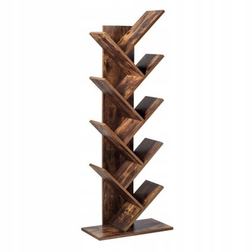 Regał pokojowy na książki Costway 51 cm x 140 cm x 28 cm SALON