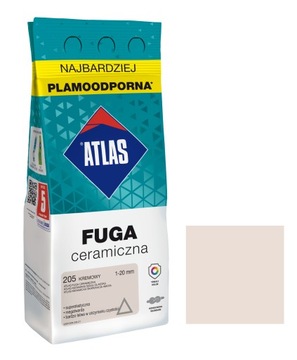 ATLAS FUGA CERAMICZNA 1-20MM 205 KREMOWY 2KG