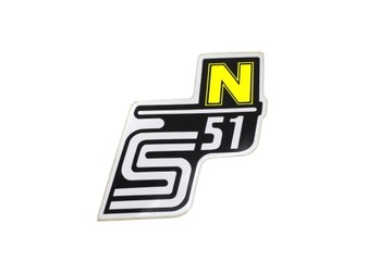NAKLEJKA SIMSON S51 N ŻÓŁTA