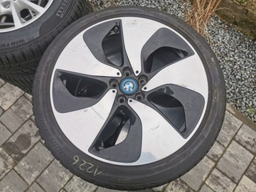 4× DISK HLINÍK BMW OE I8 7.5" X 20" 5X112 ET 40