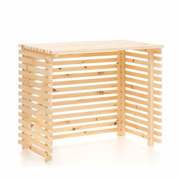 Деревянная крышка кондиционера - Натуральные цвета - Крышка кондиционера