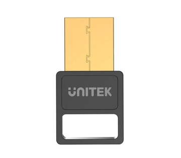 Bluetooth-адаптер Unitek v 5.3 BLE EDR USB-A черный, до 7 устройств, 30 м