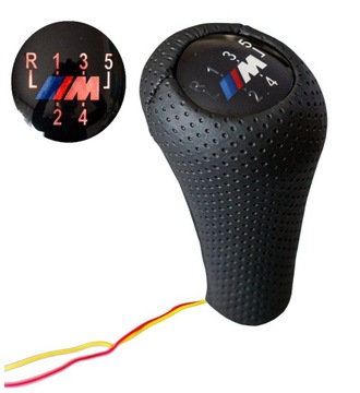 PODŚWIETLANA GAŁKA ZMIANY BIEGÓW 5B M-PAKIET DO BMW E30 E36 E38 E39 E46 E90