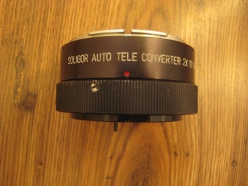 SOLIGOR AUTO TELE CONVERTER 2xFIT CANON BDB STAN