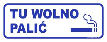 ЗДЕСЬ КУРИТЬ РАЗРЕШЕНО 30Х12 - ПРОИЗВОДИТЕЛЬ