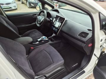 Nissan Leaf I Hatchback 5d Facelifting Elektryczny 109KM 2016 Nissan Leaf Sliczny Bialy elektryk 30KWH 149tys km Navi, kamera, automat f, zdjęcie 23