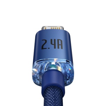 КАБЕЛЬ BASEUS STRONG USB ДЛЯ LIGHTNING IPHONE IPAD ПЛЕТЕННЫЙ КАБЕЛЬ 2.4A 2M