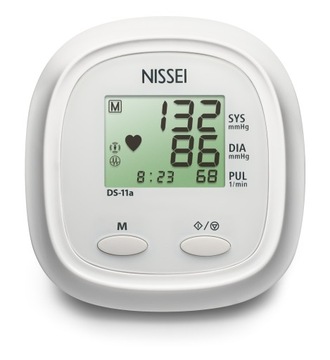 Ciśnieniomierz Nissei DS-11A na ramię+zasilacz