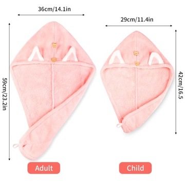 Новейшее полотенце для сушки волос из микрофибры, 2022, милые женщины