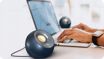 GŁOŚNIKI CREATIVE Pebble V2 USB-C czarne