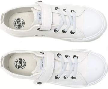 BIG STAR EE374035 КРОССОВКИ КРОССОВКИ ЖЕНСКИЕ БЕЛЫЕ Размер 30