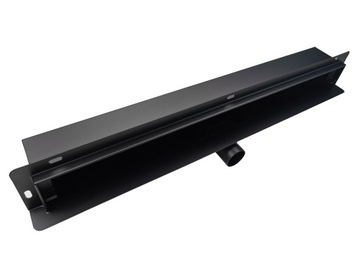 ЛИНЕЙНЫЙ ТРАП 70 СМ ЧЕРНЫЙ 2в1 ПОД ПЛИТКУ