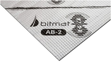 Бутиловый звукоизоляционный коврик Bitmat AB2 1м2 2мм вибропоглощающий