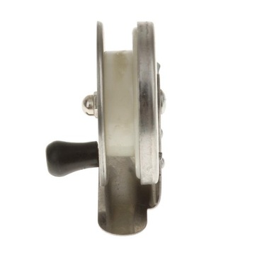 1X Mini lekki kołowrotek ze stopu aluminium pod lodem