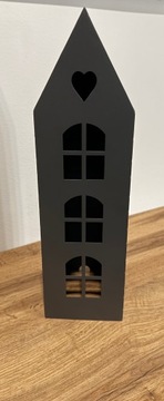 Lampon Lammon Labion Led Garden House для дома 42 см. Стальный антрацитовый фонарь